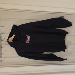 Summit Racing Branded pullover hoodie. Men's size 2XL. Black with embroidery.